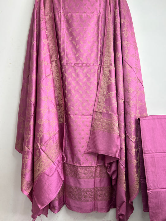 9. Banarasi Silk Cotton Dress Material