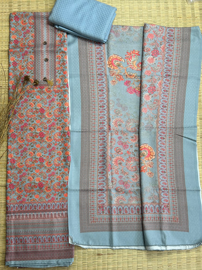 Kani Weaving Woollen Dress Material