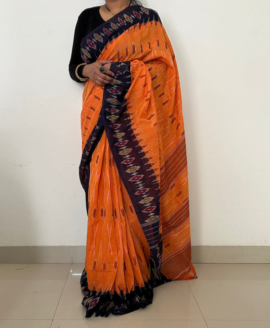 Ikat Cotton Saree