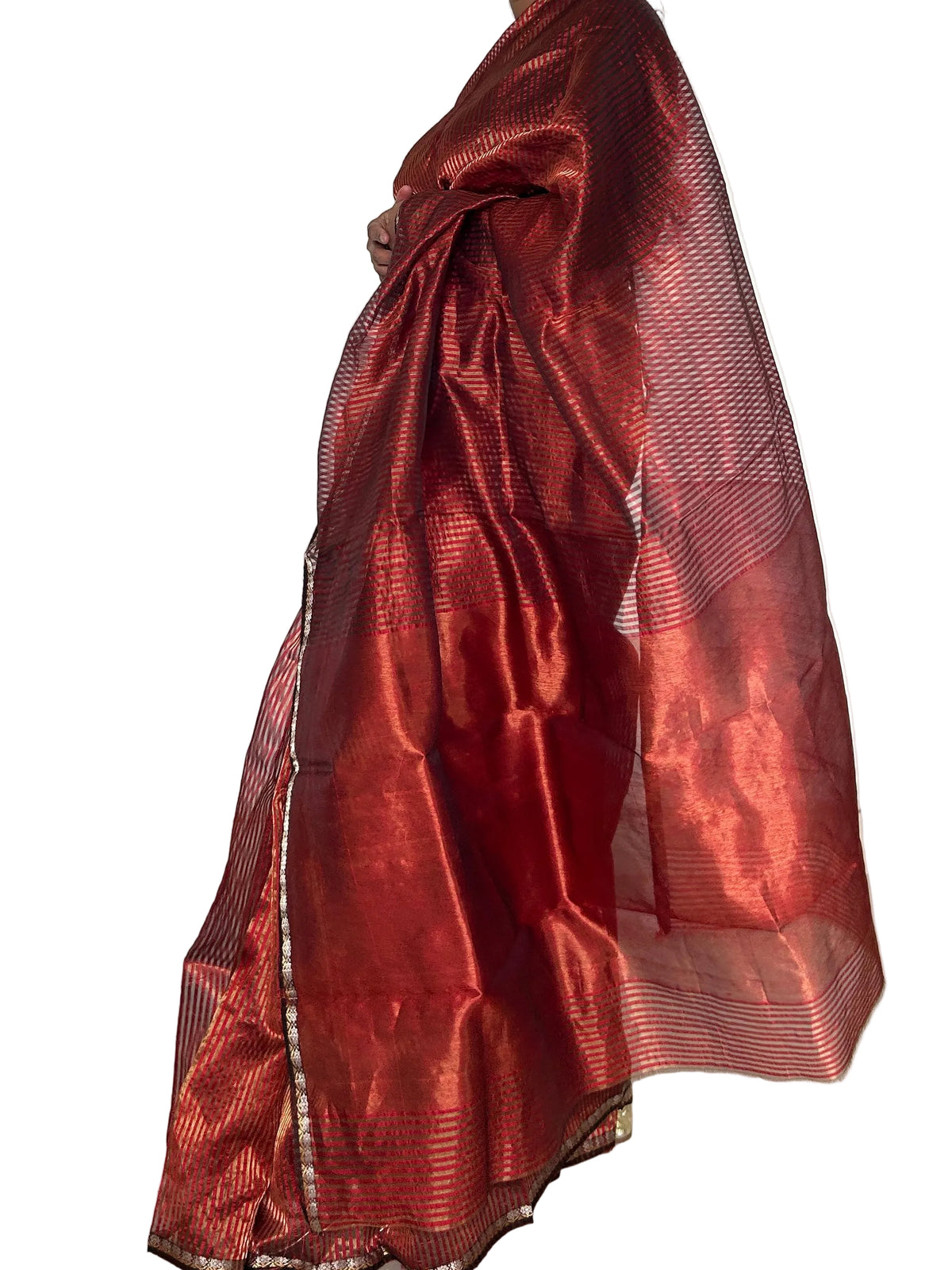 Chanderi Pure Silk Handloom Saree with Blouse