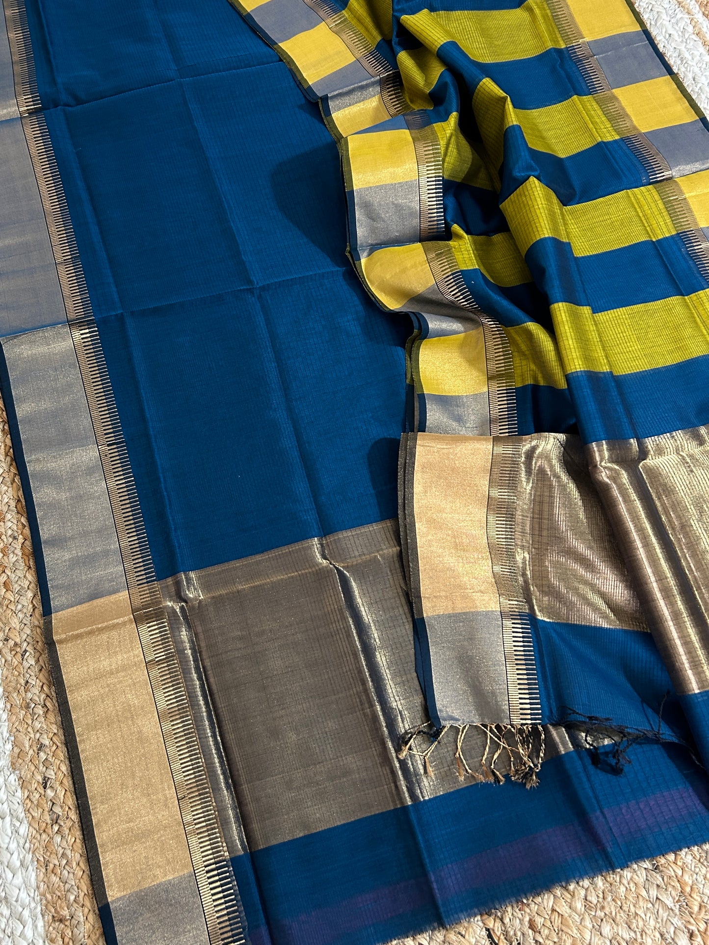 Maheshwari Silk Zari Cotton Dress Material