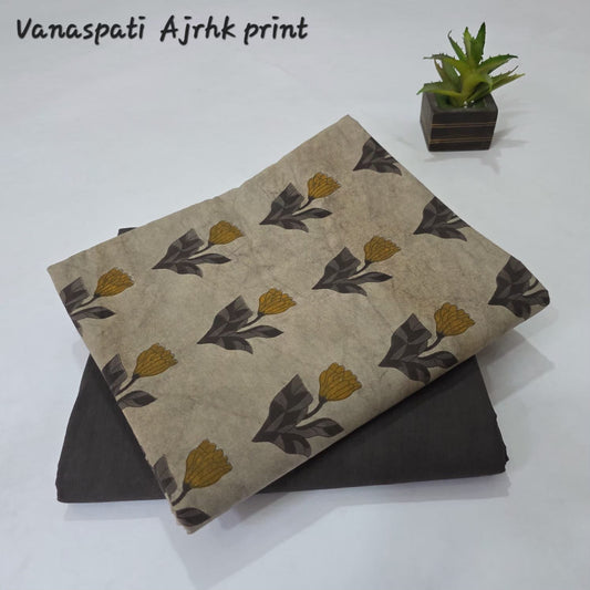 Vanaspati Hand BlockPrint Cotton Top Bottom Set