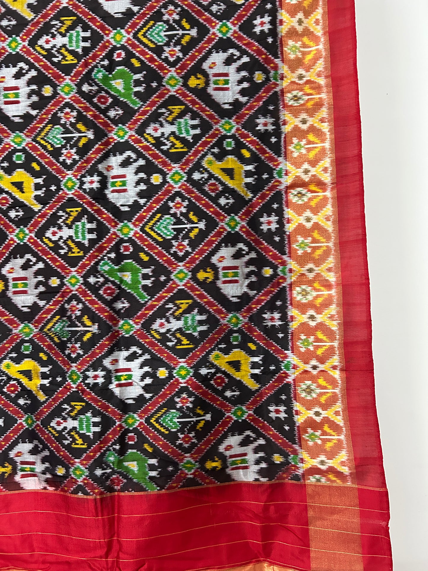 Pochampally Pure Silk Narikunj Dupatta