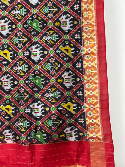 Pochampally Pure Silk Narikunj Dupatta