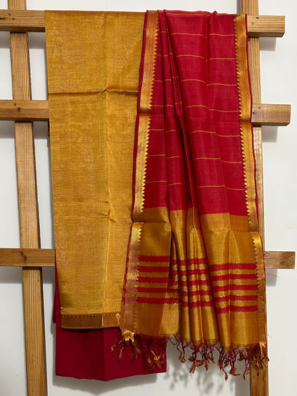Mangalagiri Silk Dress Material