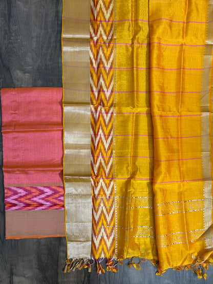 Mangalagiri Silk Dress Material