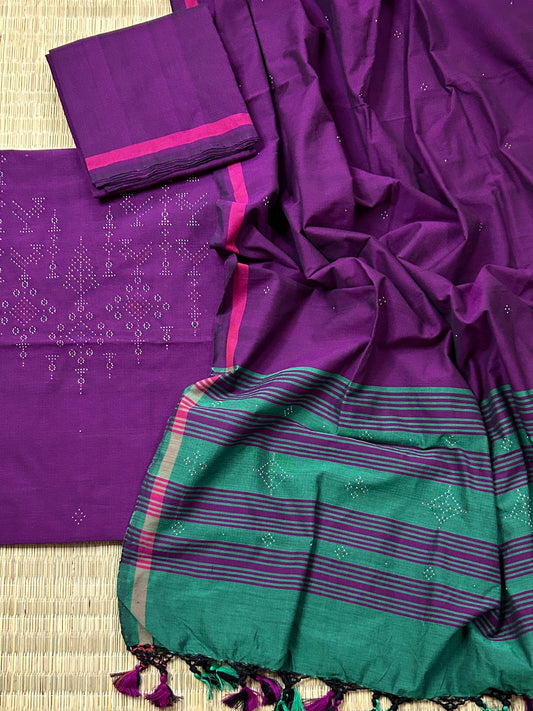 Tangaliya Cotton Dress Material