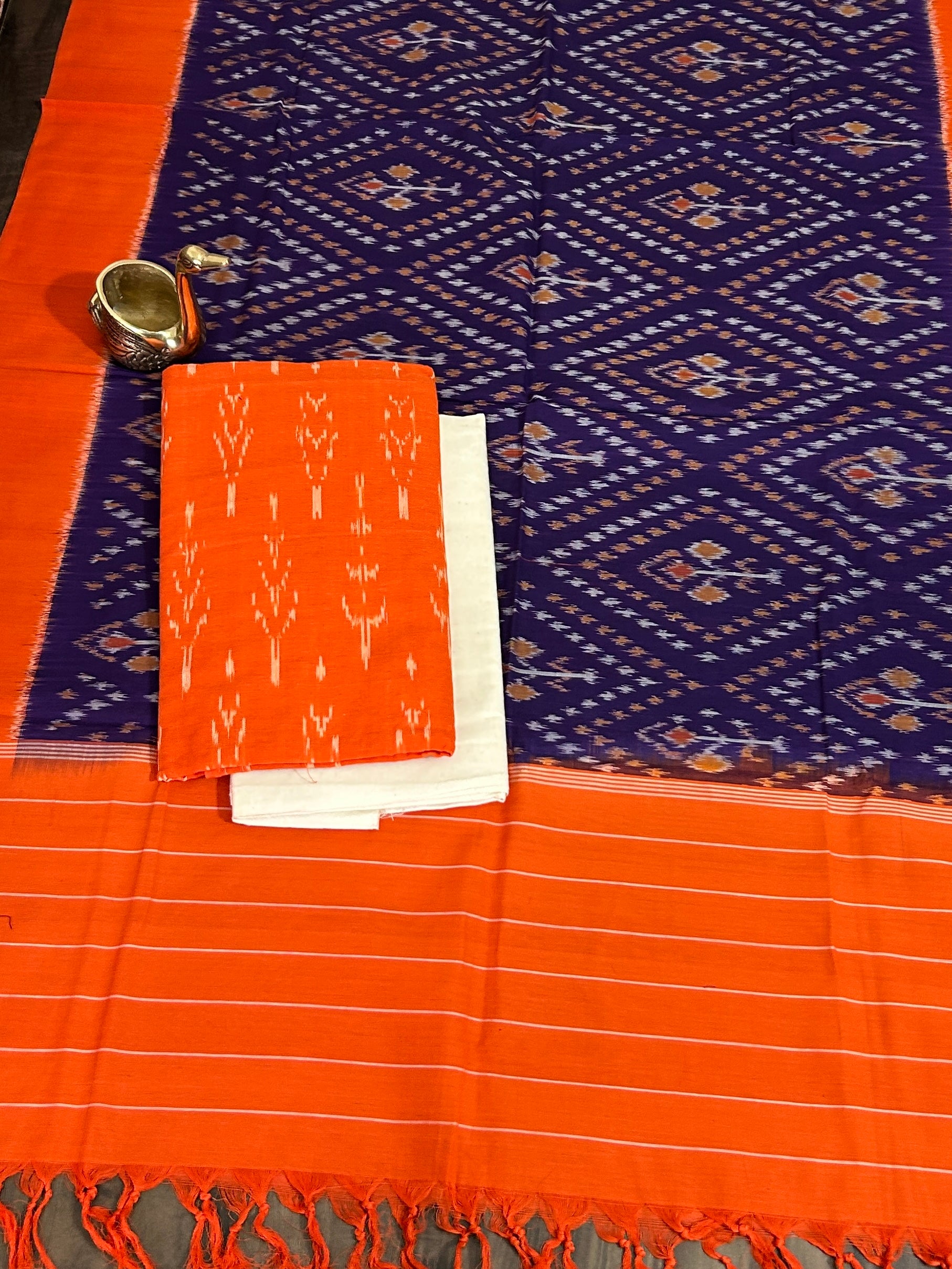 Duble Ikat Cotton Dress Material