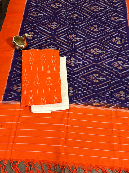 Duble Ikat Cotton Dress Material