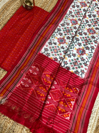 Pochampally Pure Silk Dress Material