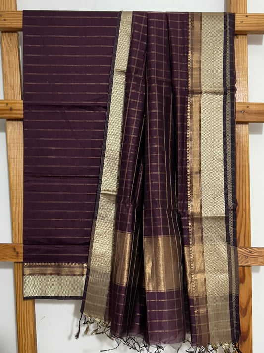 Maheshwari Silk Cotton Dress Material