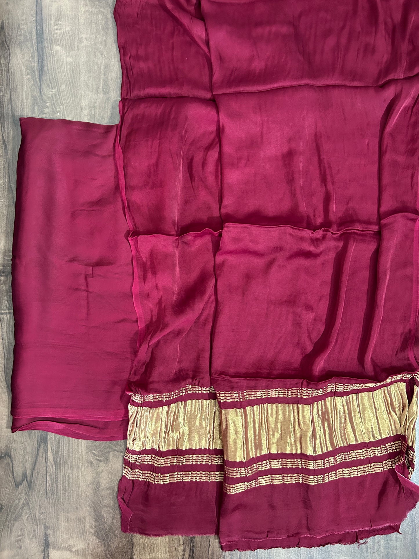 Modal Silk Dress Material with Lagdi Pallu Dupatta