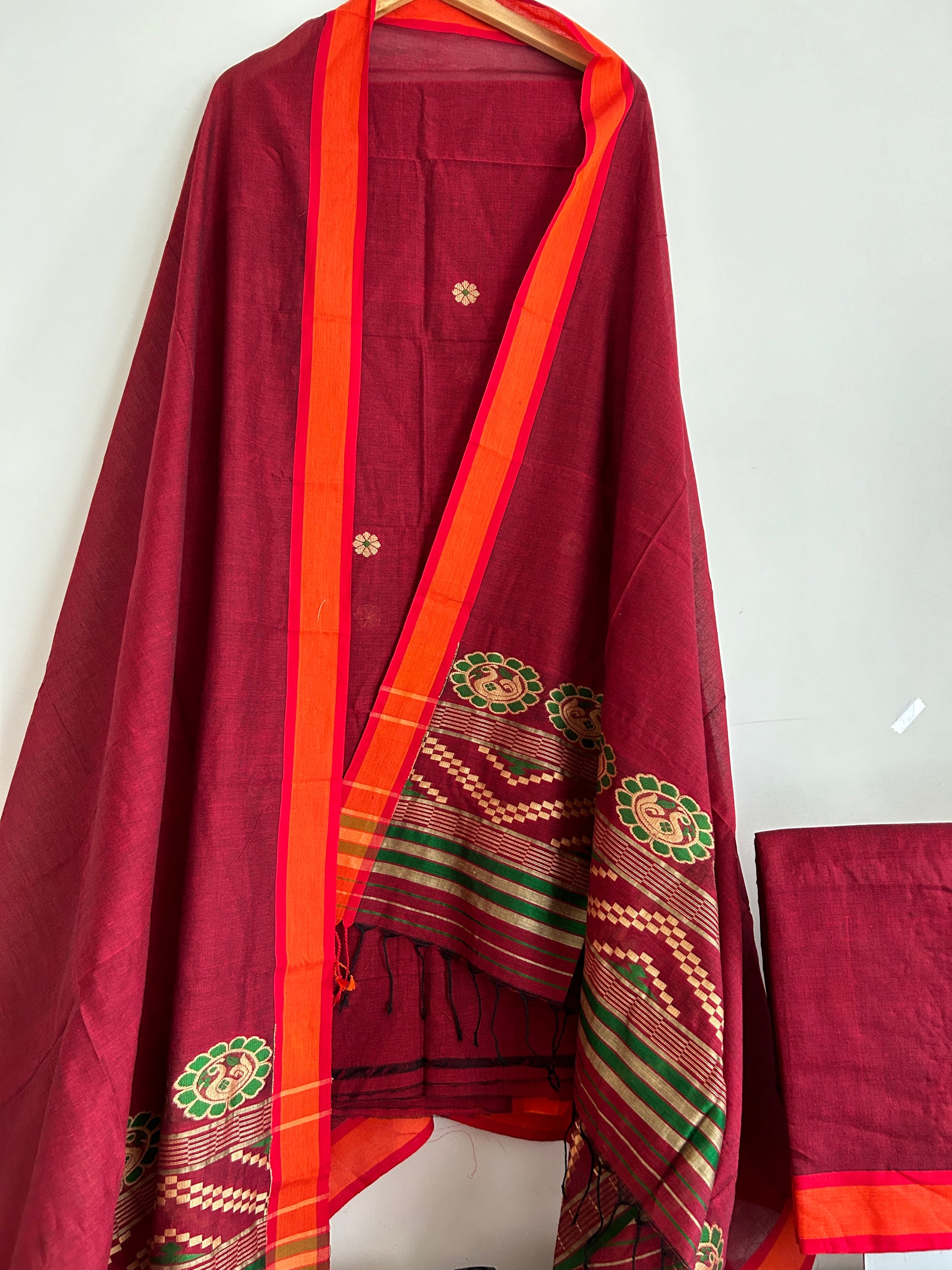 Baluchari Cotton Dress Material