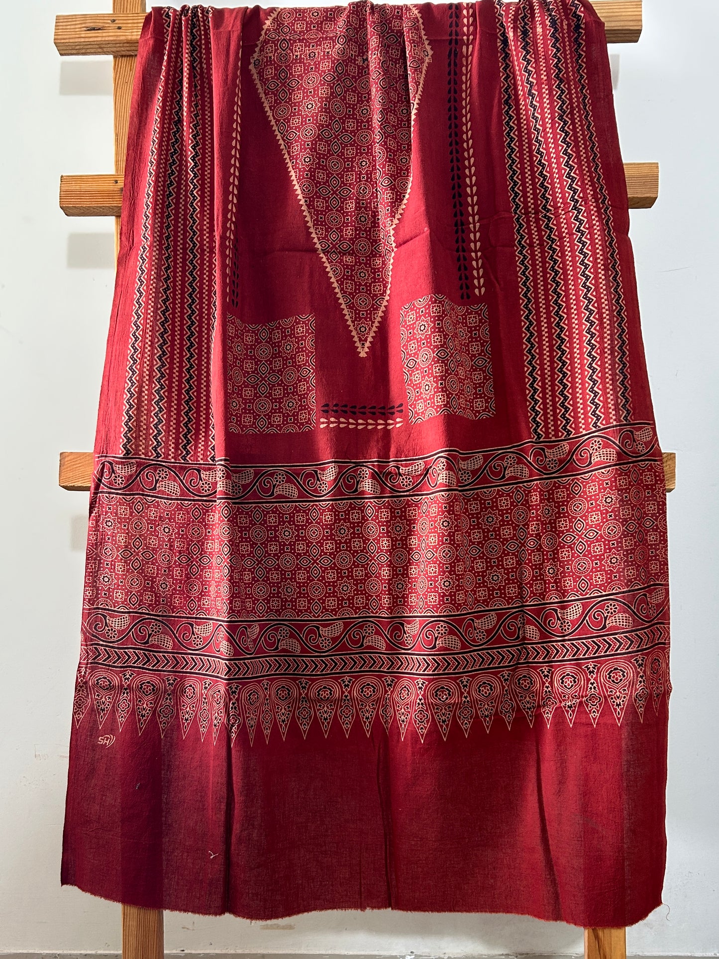 Ajrakh Cotton Dupatta