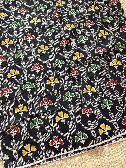 Kalamkari cotton fabric (1 m)(fab-53)