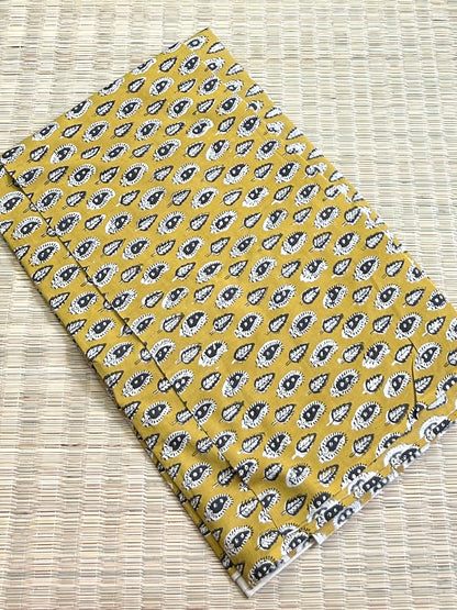 Hand Block Print Cotton Fabric (fab-9)