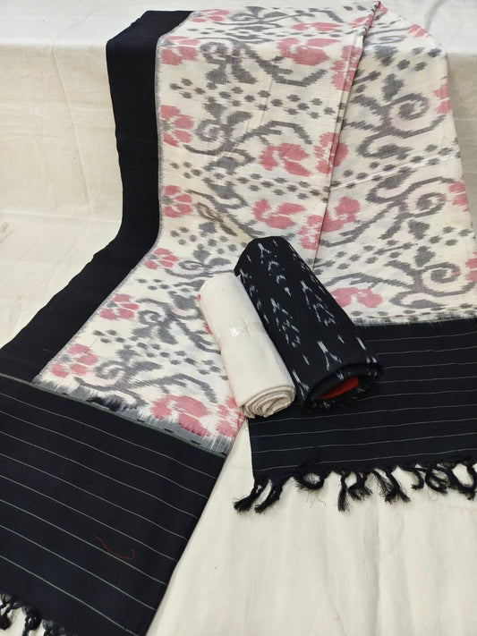 Duble Ikat Cotton Dress Material