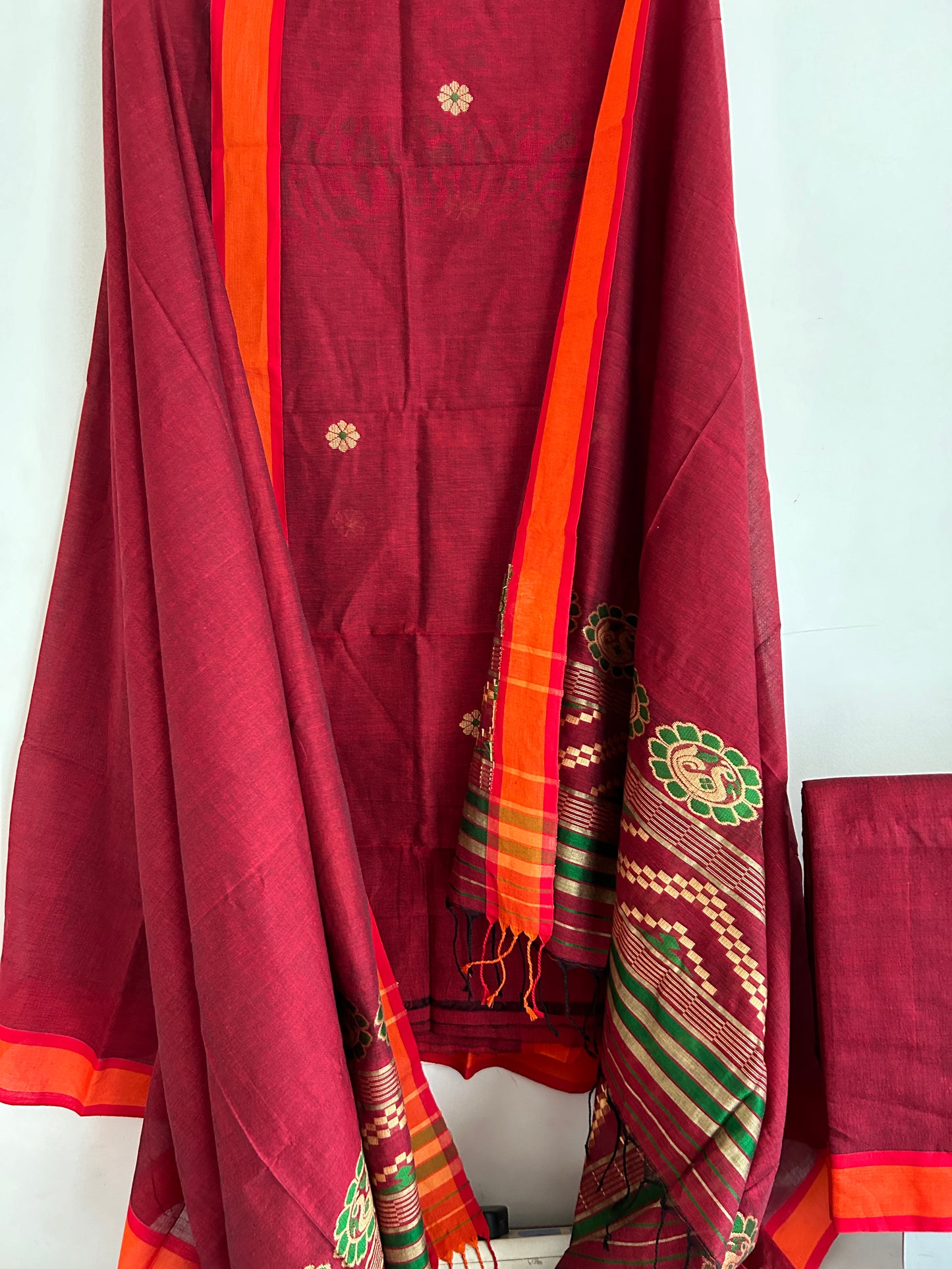 Baluchari Cotton Dress Material