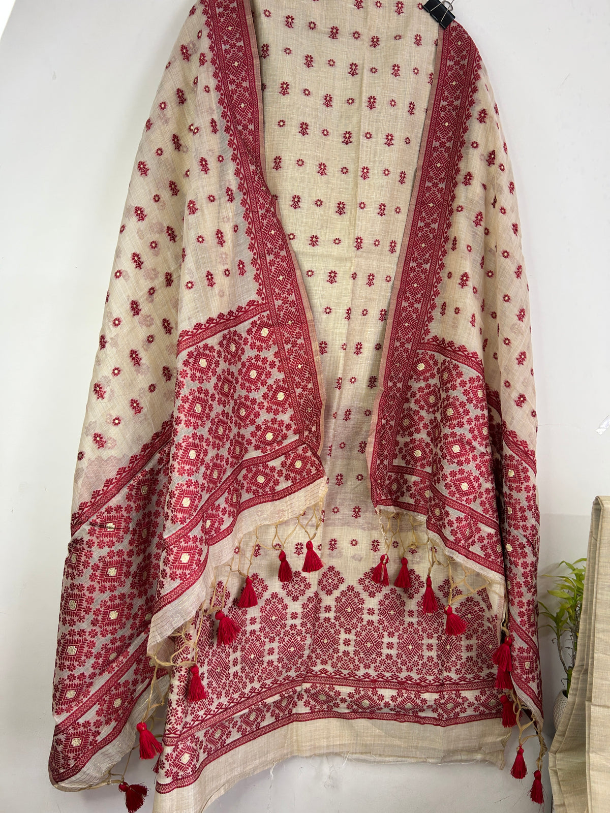 Assam Muga Cotton Hand Woven Dress Material