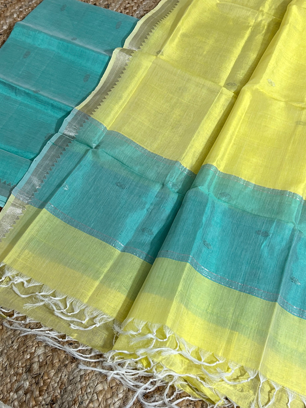 Mangalagiri Silk Cotton Dress Material
