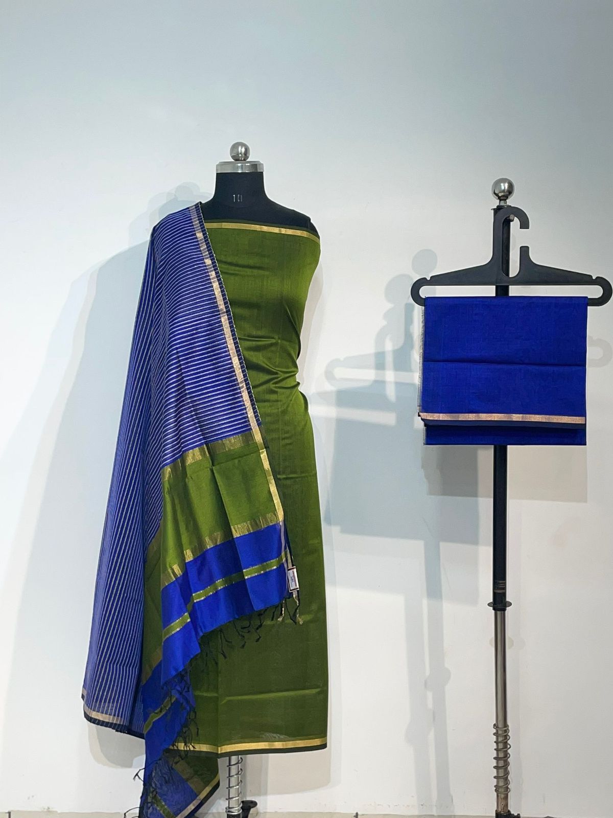 Maheshwari Silk Cotton Dress Material