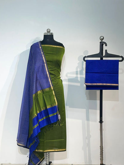 Maheshwari Silk Cotton Dress Material