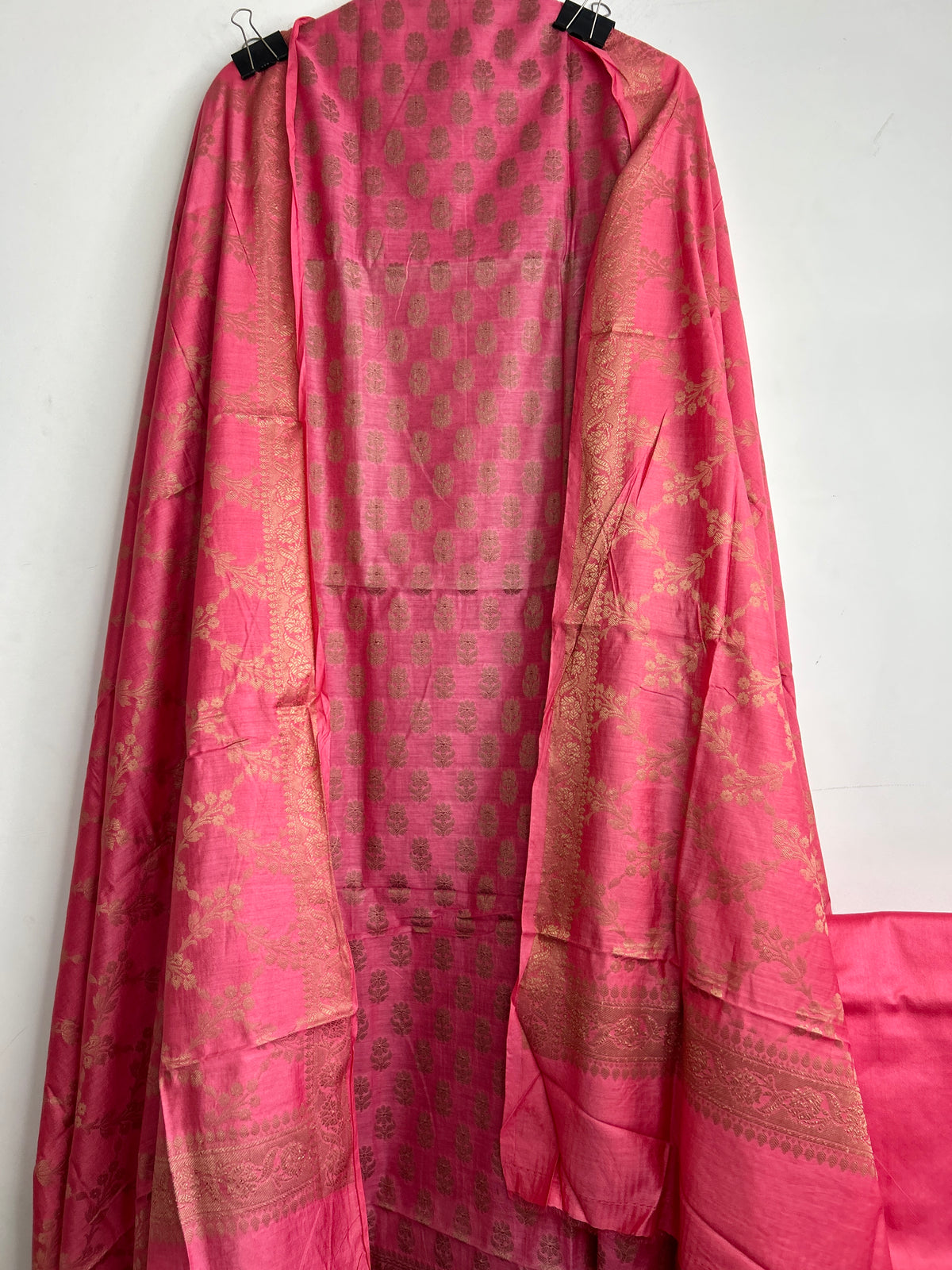 Banarasi Silk Cotton Dress Material