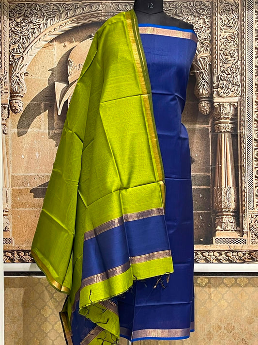 Maheshwari Silk Cotton Dress Material