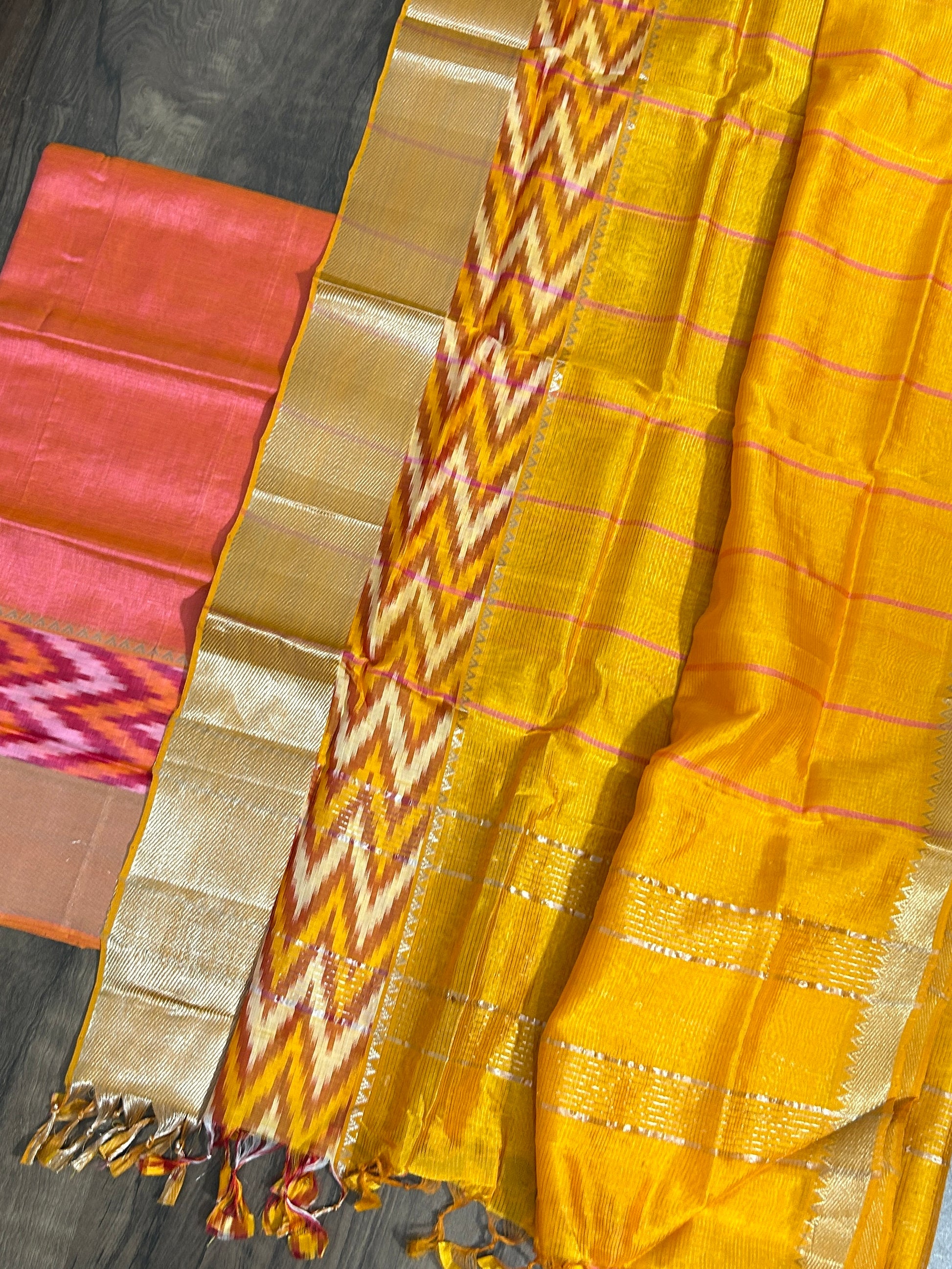 Mangalagiri Silk Dress Material