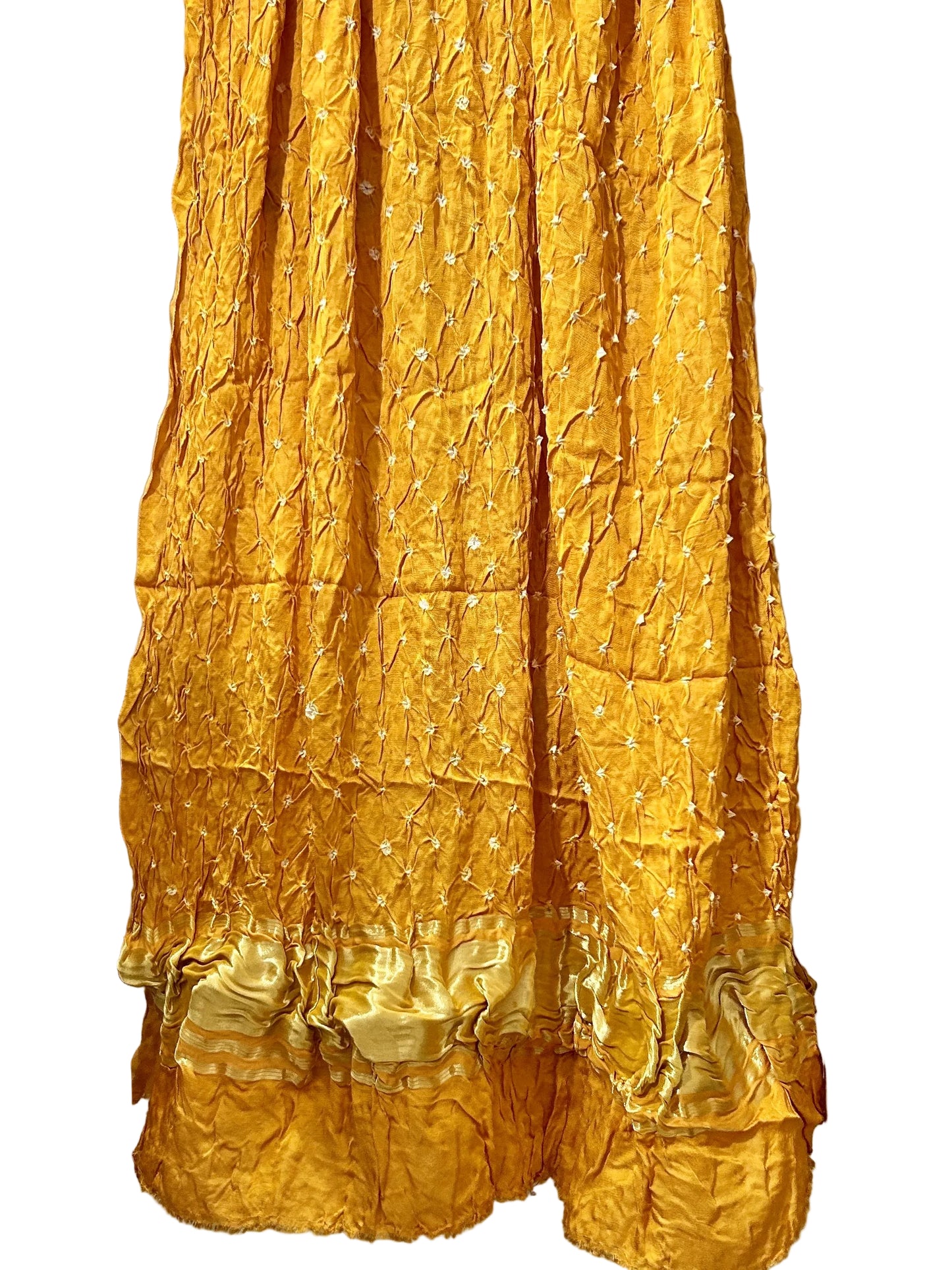 Modal Silk Bandhani Dupatta with Lagdi Patta