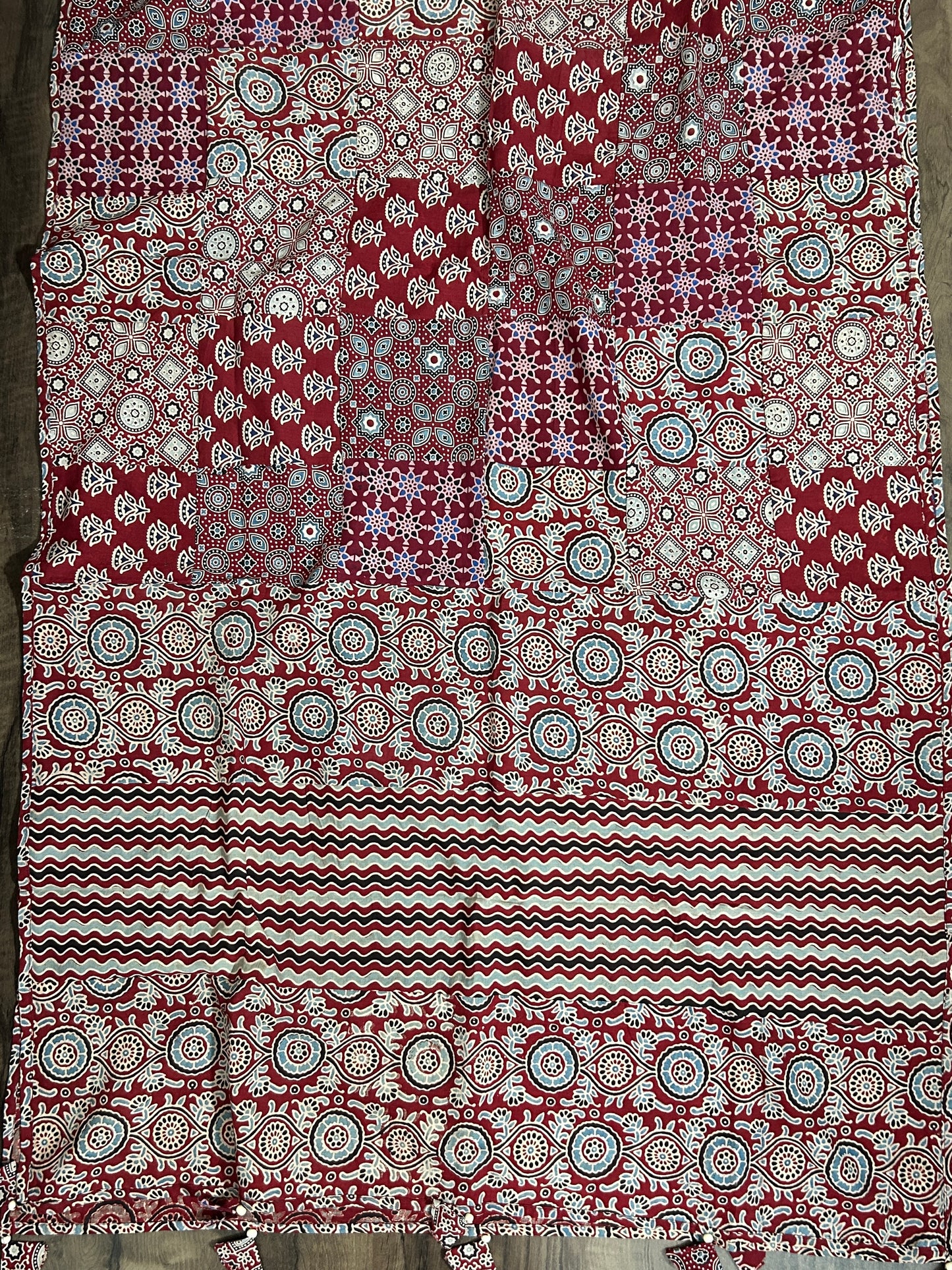 Appliqué Work and Mirror Work Cotton Dupatta