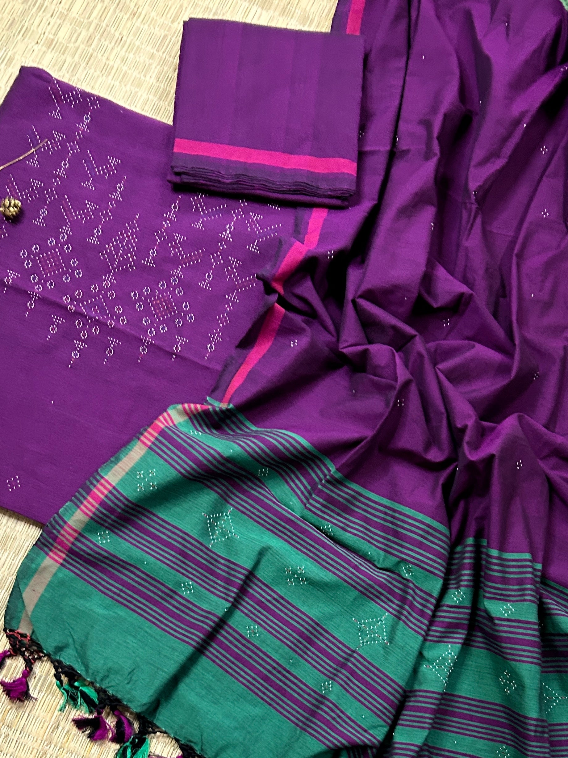Tangaliya Cotton Dress Material