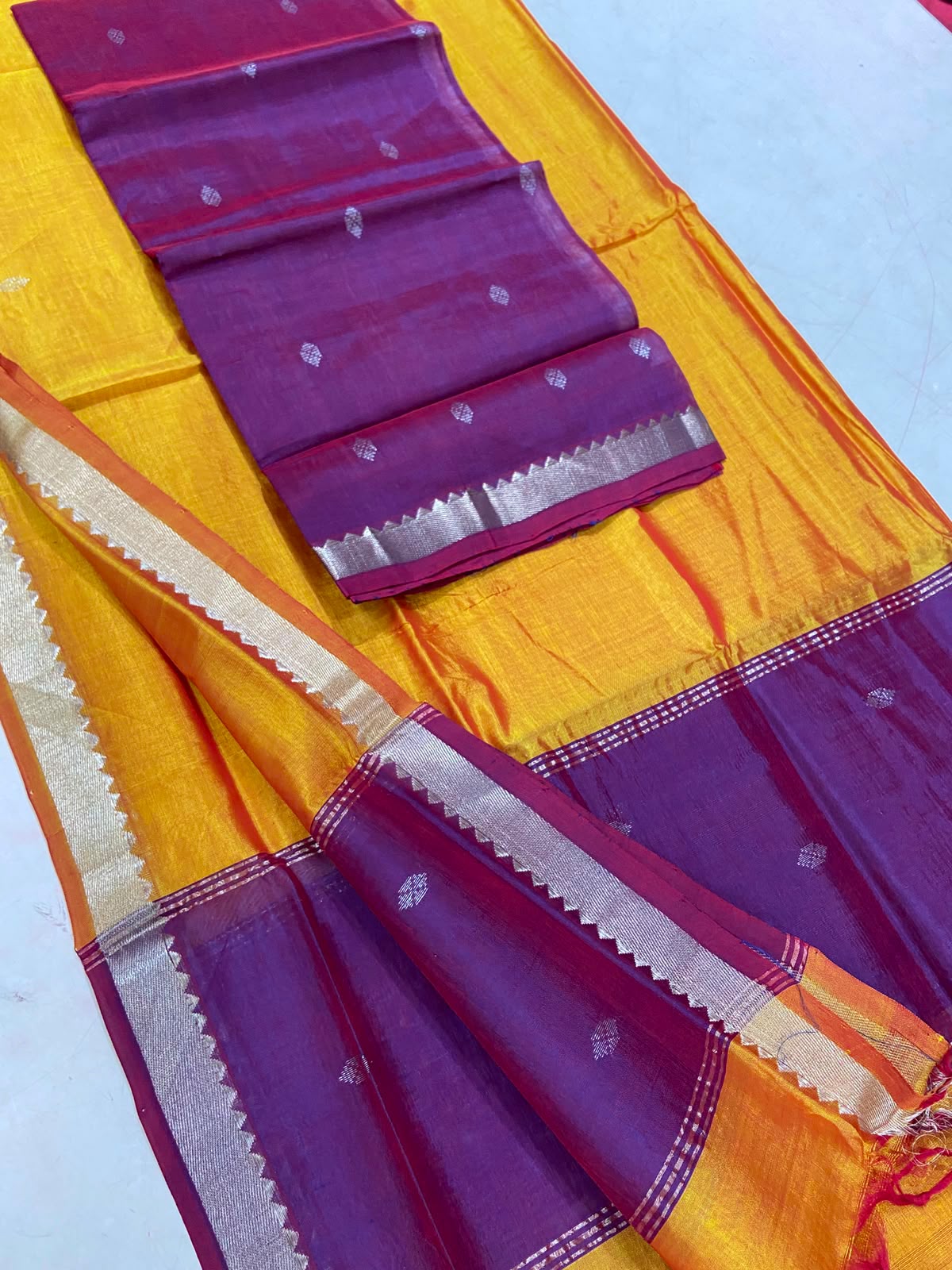 Mangalagiri Silk Cotton Dress Material