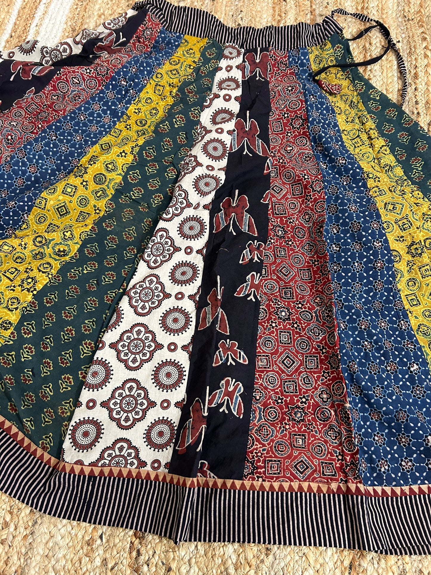 Ajrakh Cotton Skirt