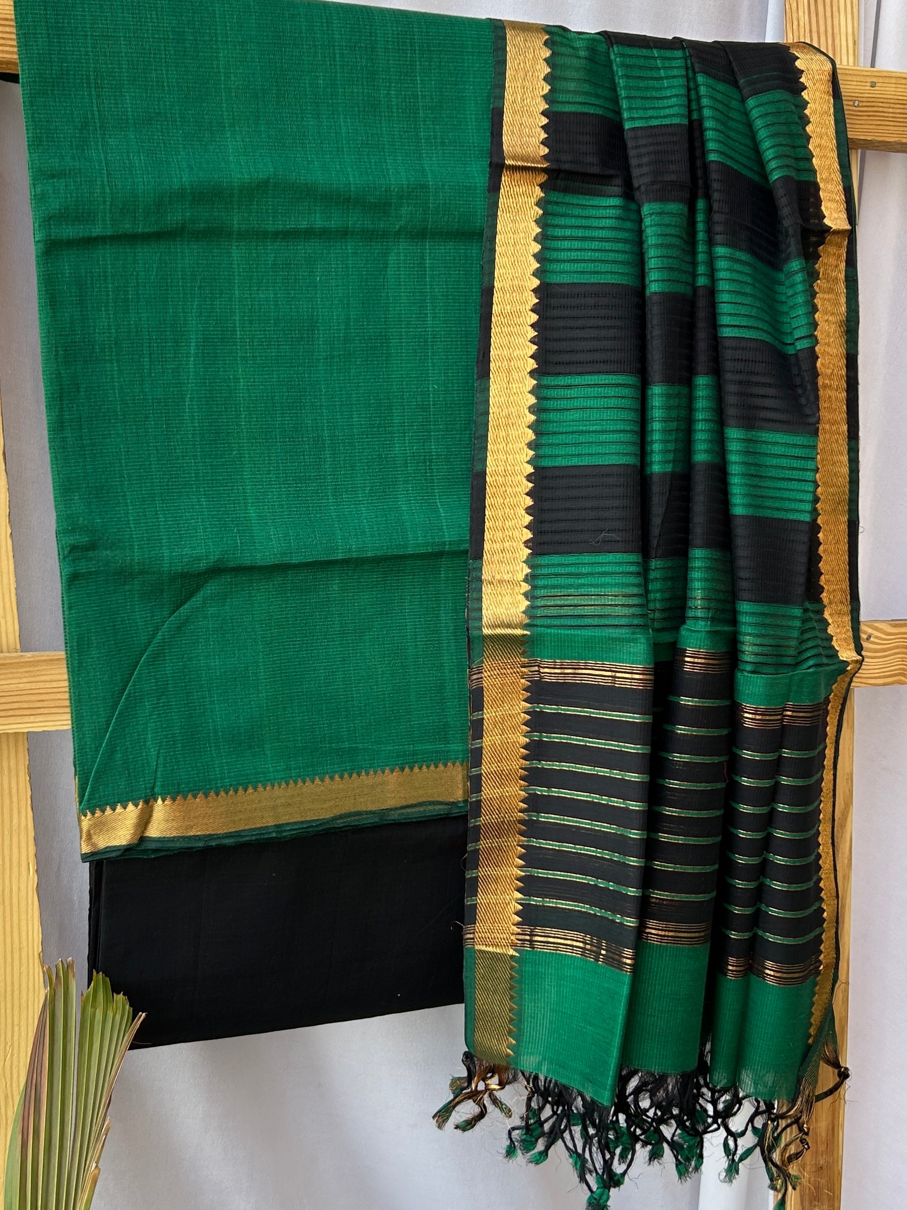 Mangalagiri Cotton Dress Material with Zari Border – RKG SHOPPING