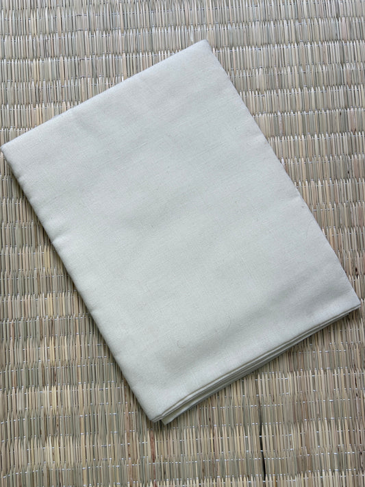 Off white Cotton Fabric (2 Meter)(fab 87)