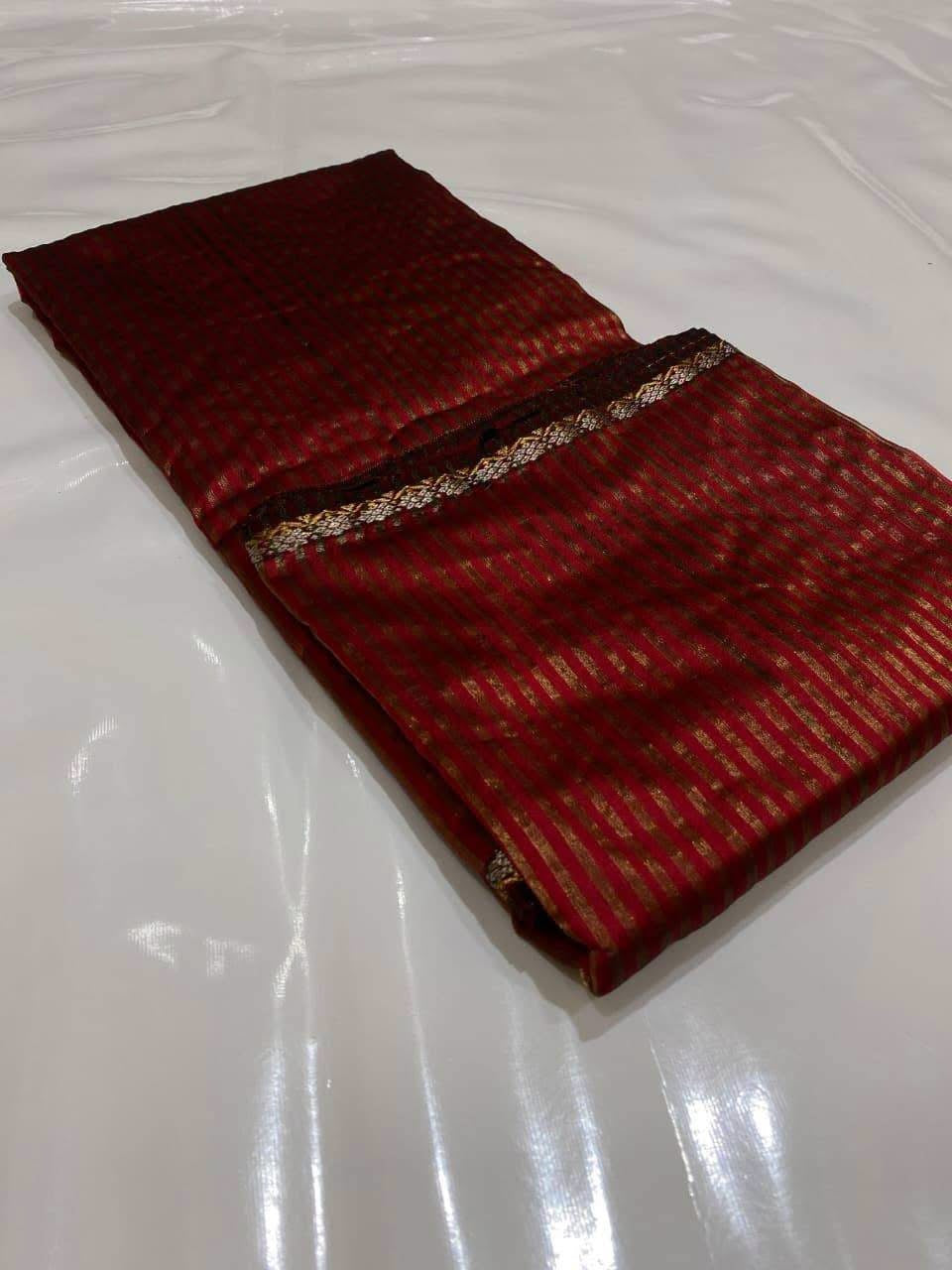 Chanderi Silk Saree with Blouse