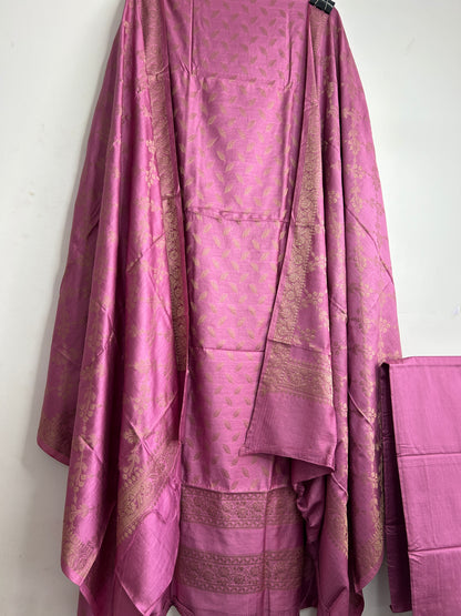 9. Banarasi Silk Cotton Dress Material