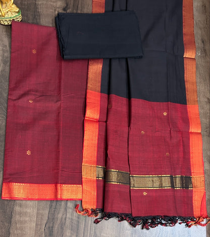 Handloom Mangalgiri Cotton Dress Material *