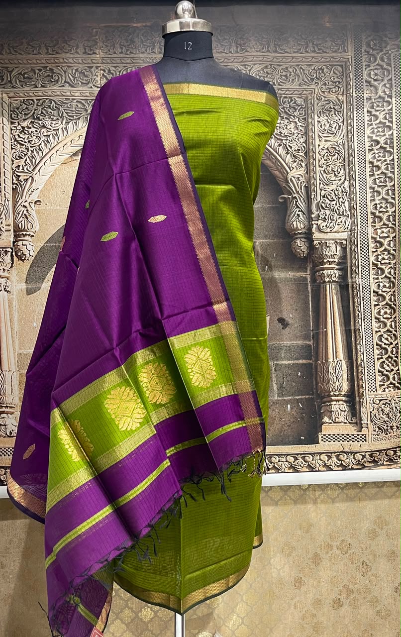 Maheshwari Silk Dress Material