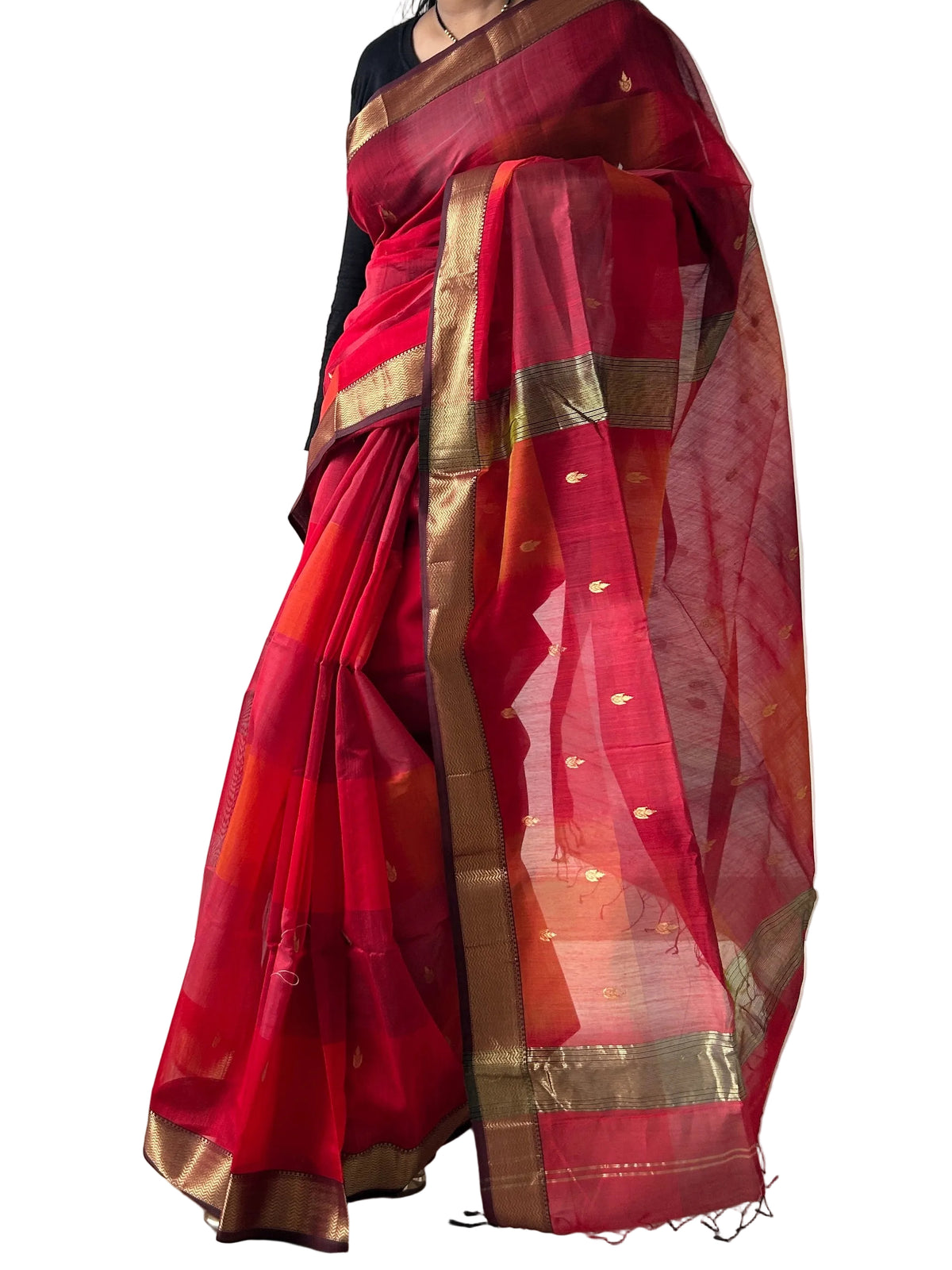 Maheshwari Silk Saree with Blouse