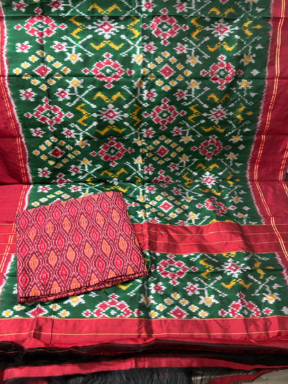 Pochampally Pure Silk Dress Material