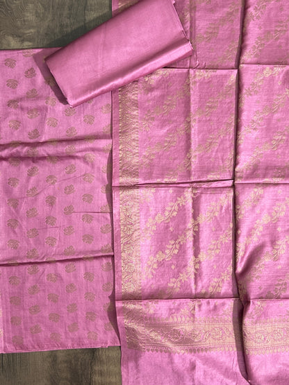 Banarasi Silk Cotton Dress Material