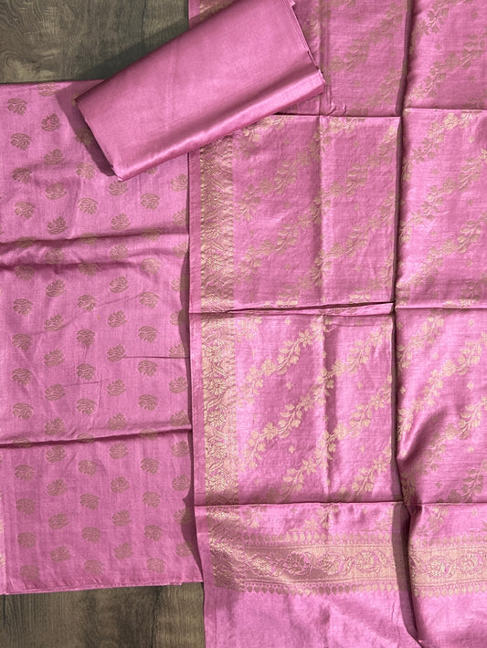 Banarasi Silk Cotton Dress Material
