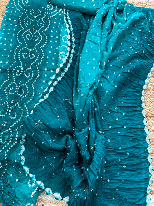 Bandhej Cotton Dress Material