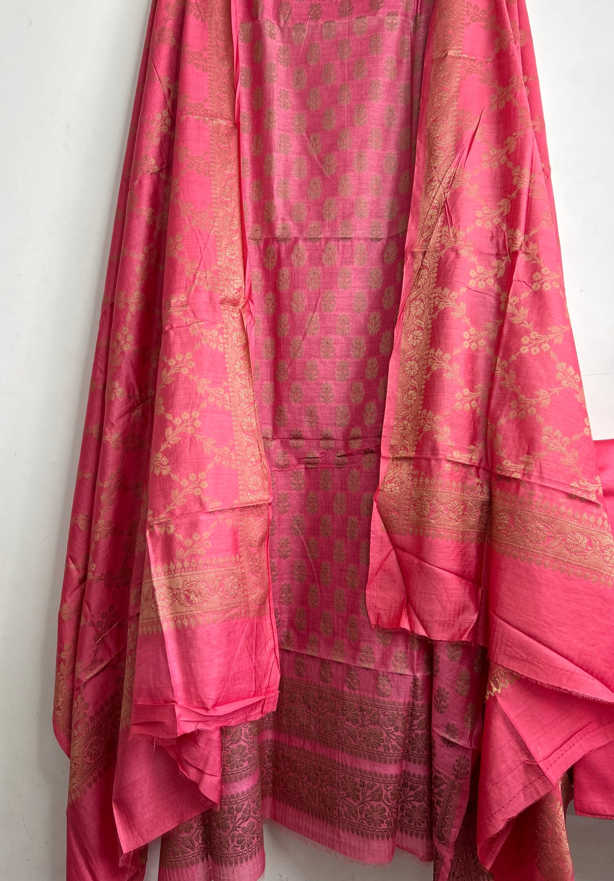 Banarasi Silk Cotton Dress Material