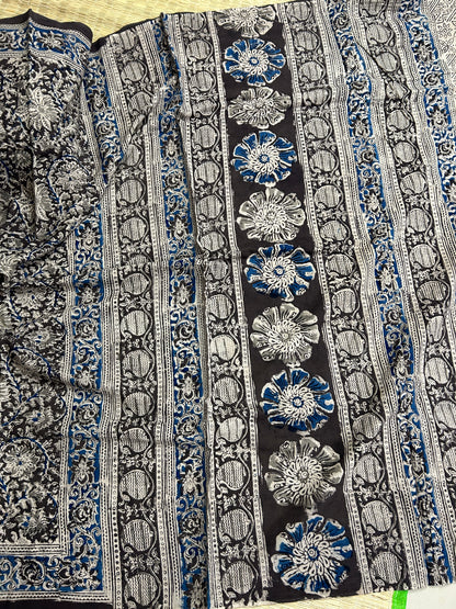 Kalamkari Cotton Saree with Blouse