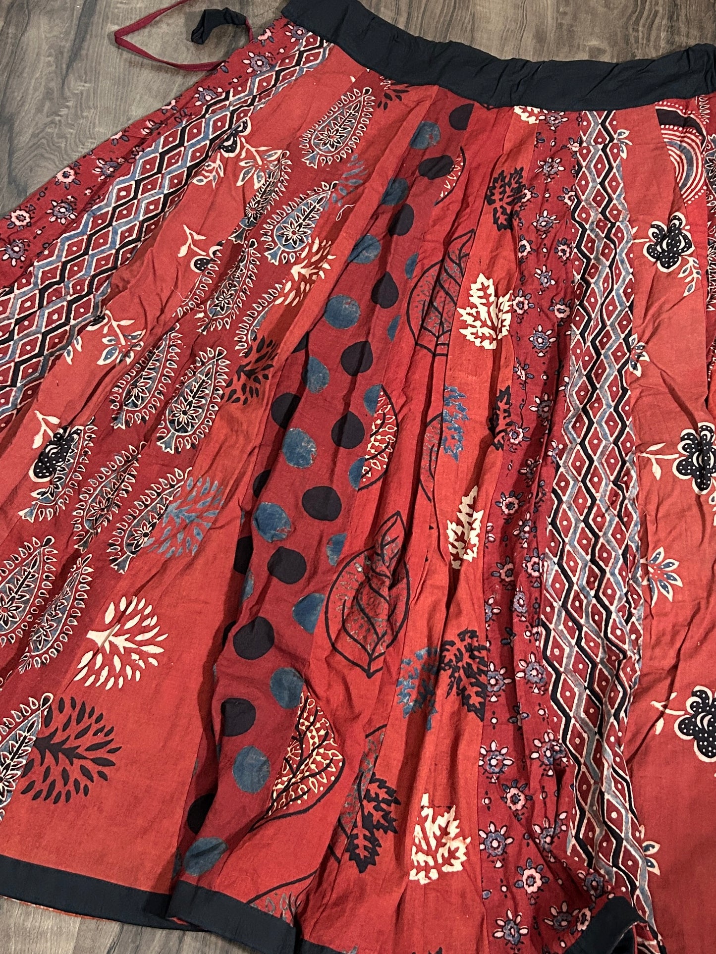 Ajrakh Cotton Skirt