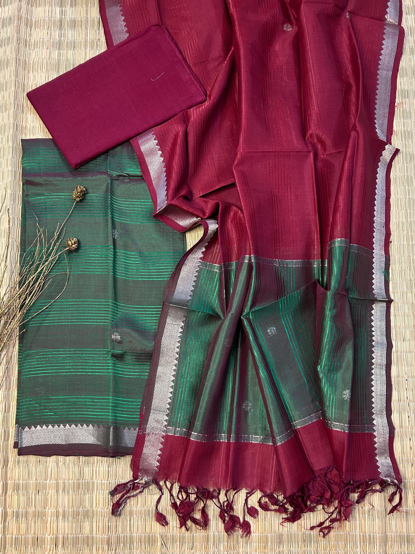 Mangalagiri Silk Dress Material