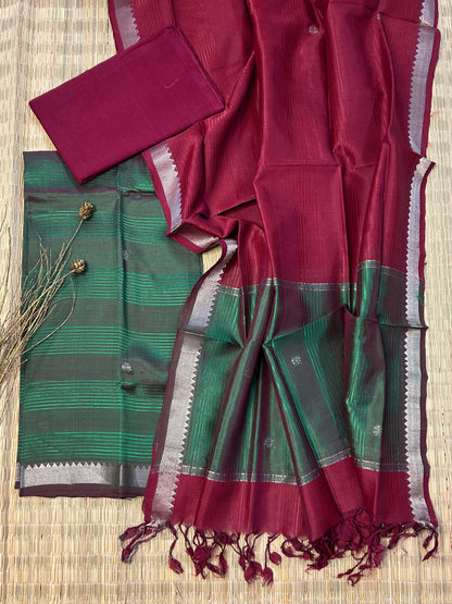 Mangalagiri Silk Dress Material